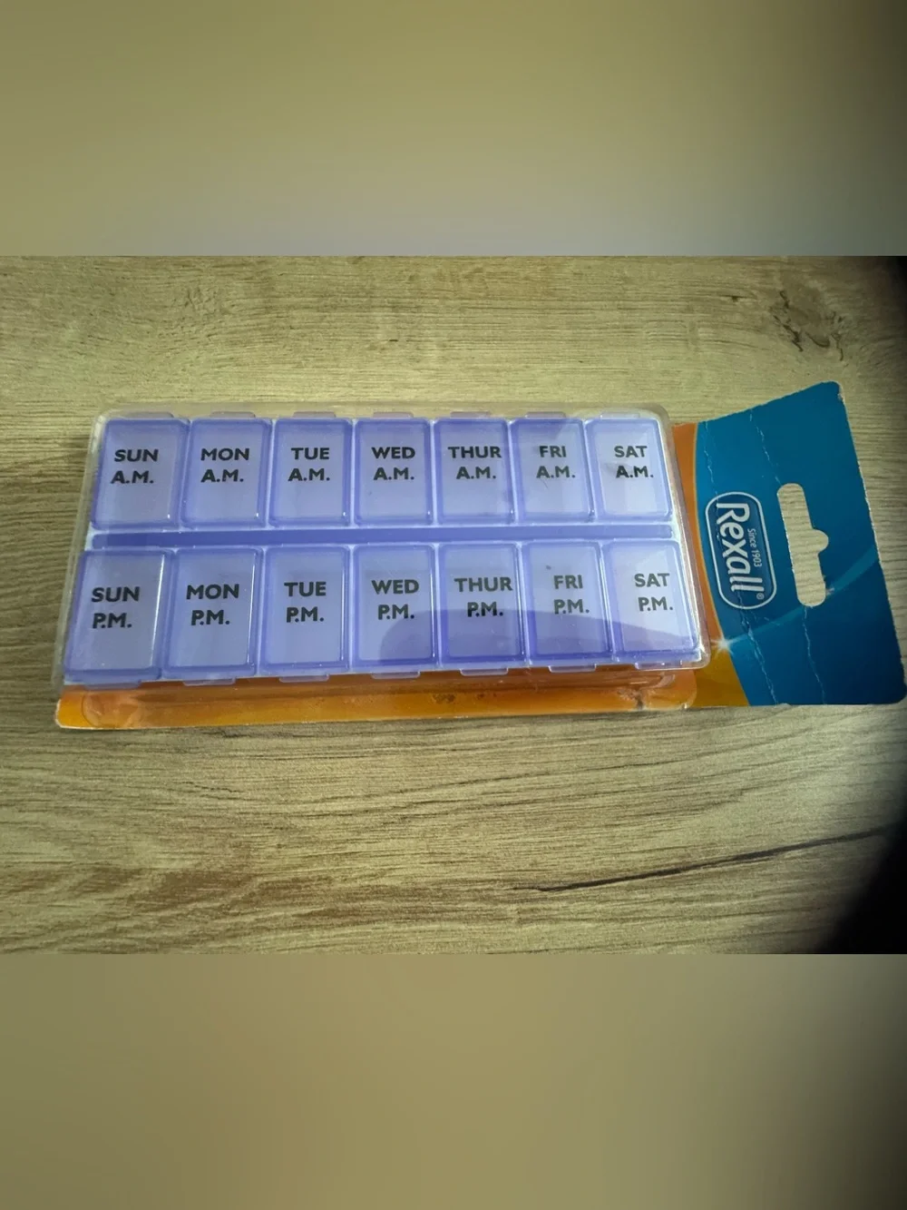 4 Multiple AM/PM Weekly Pill Organizer -